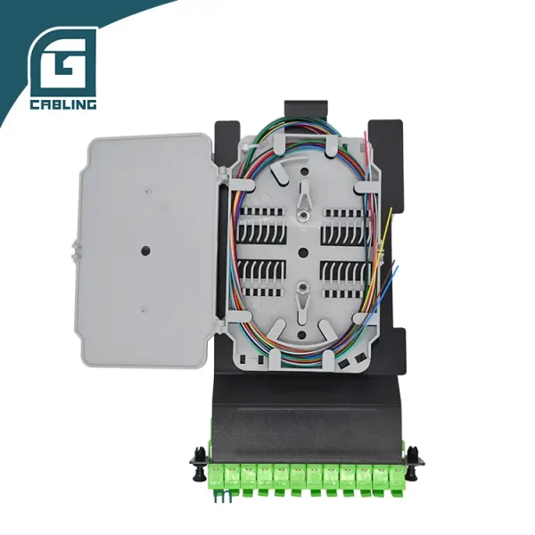 Gcabling 4U 19inch Sliding Module Fiber Panel 144 Core for SC Simplex ...