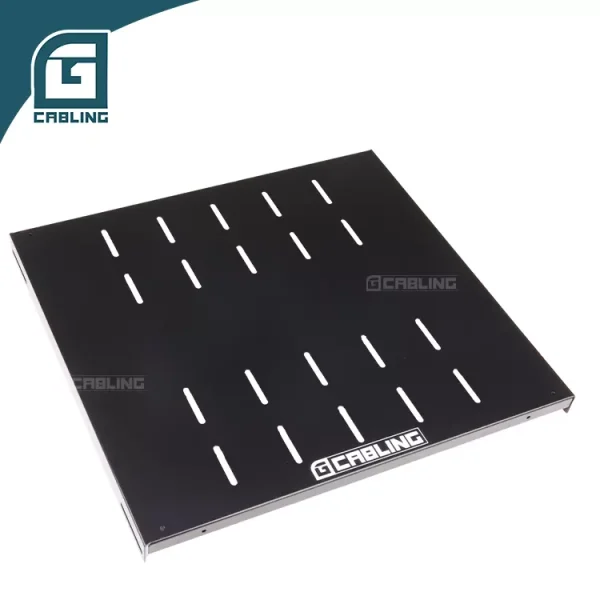 Gcabling 1U 19" Rack Shelf SPCC Steel Punched Fixed Shelf for Network ...