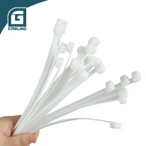 Gcabling 100PCS Plastic Nylon Cable Ties Self-Locking Zip Tie