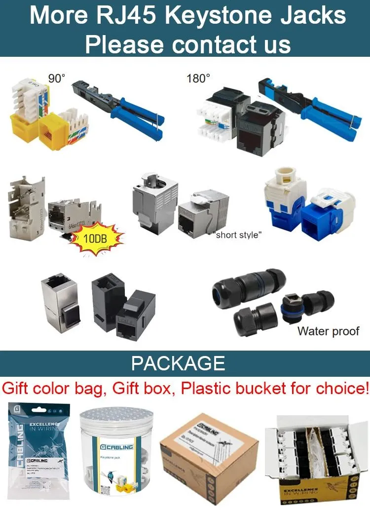 keystone jack Cat6 FTP