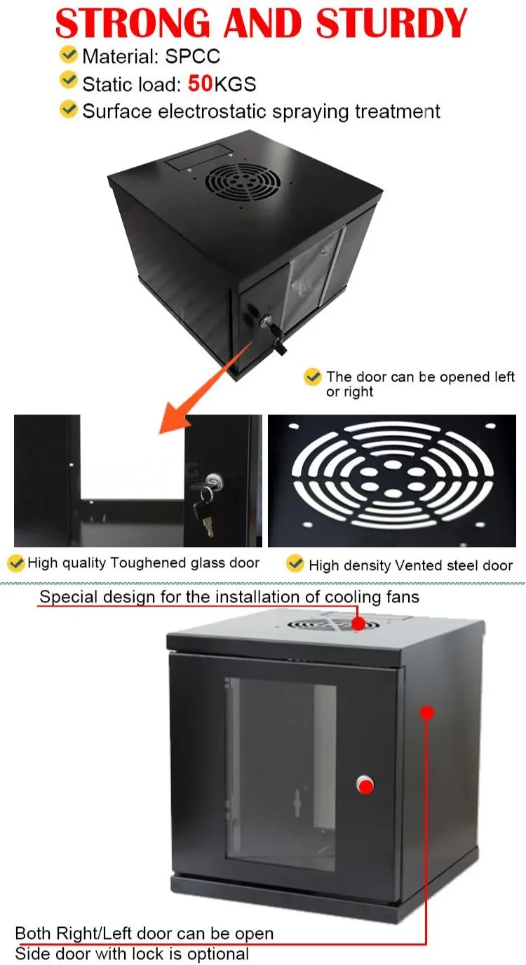 wall mount server rack network cabinet