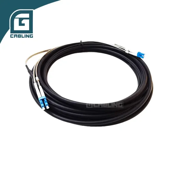 Gcabling Duplex Drop Fiber Optical Patch Cord LC UPC 10m Armour Drop ...