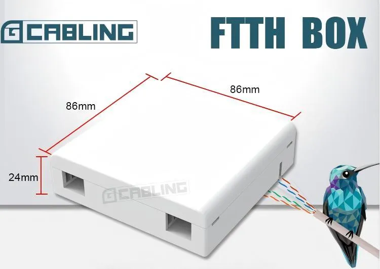 fiber optic box 2 port