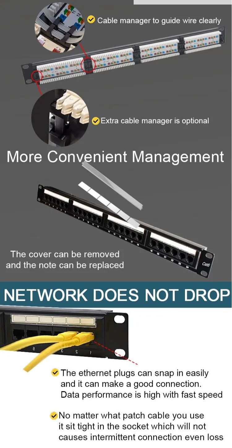 patch panel UTP 24 port