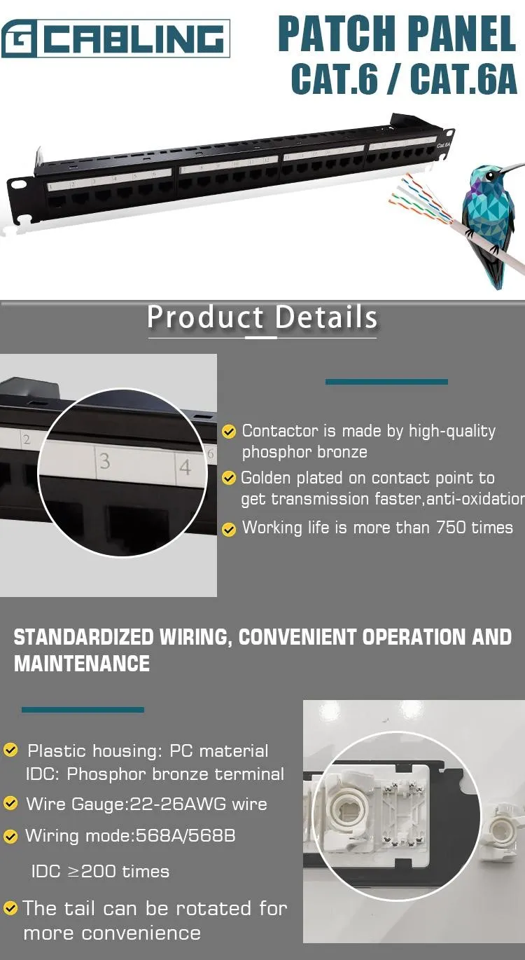 patch panel UTP 24 port