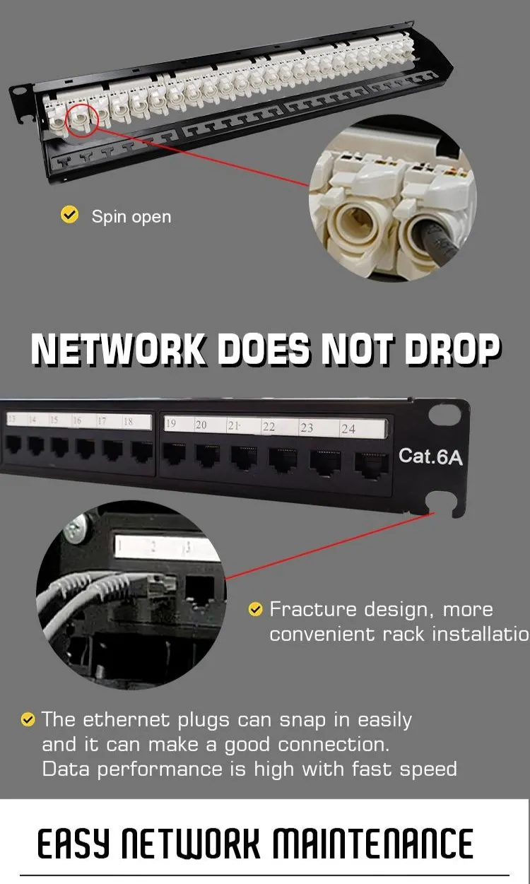 patch panel UTP 24 port