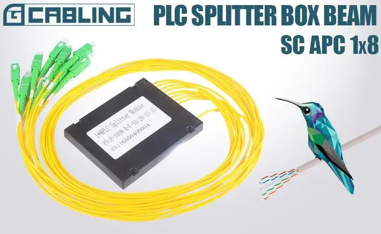 plc splitter box beam 1×8