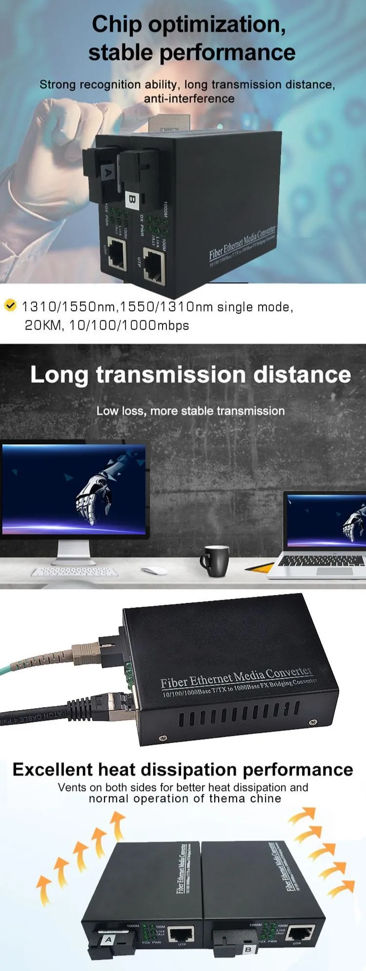 fiber media converter