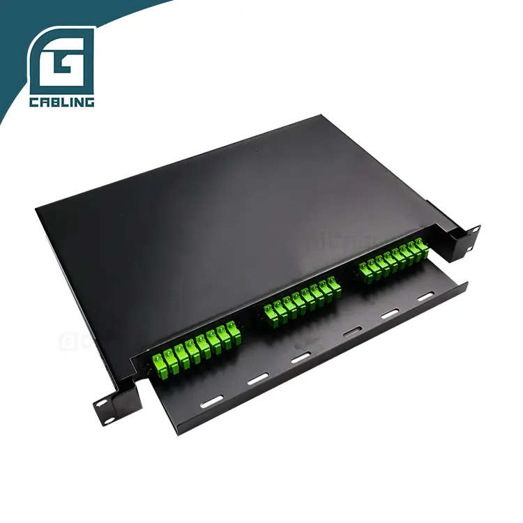 Gcabling 24 port optical distribution frame fiber odf