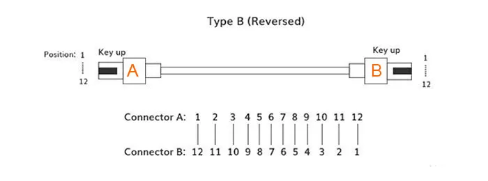 MPO Polarity type B