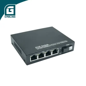 4 POE + 1 Fiber switch ethernet poe