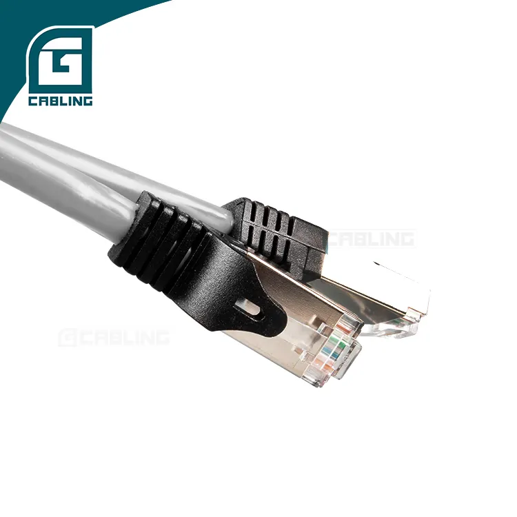 Gcabling Shielded Network RJ45 Patch Cord S/FTP CAT6A 27AWG OFC LSZH Lan Patch Cable - Imagen 4