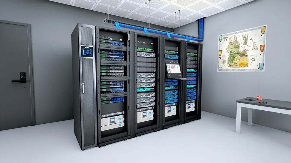 Modern server room