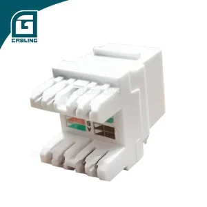 New Design Ethernet White LED Light CAT6 CAT6A Keystone Jack