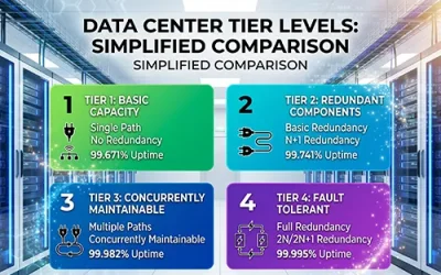 Data Center Tier Levels Explained: Tier 1 to Tier 4