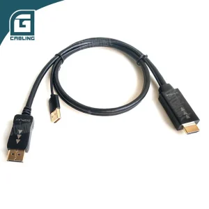 HDMl Male to HDMI/DP Male Cable