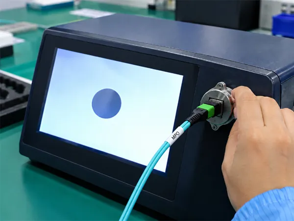 MPO patch cord 3D Interferometry test